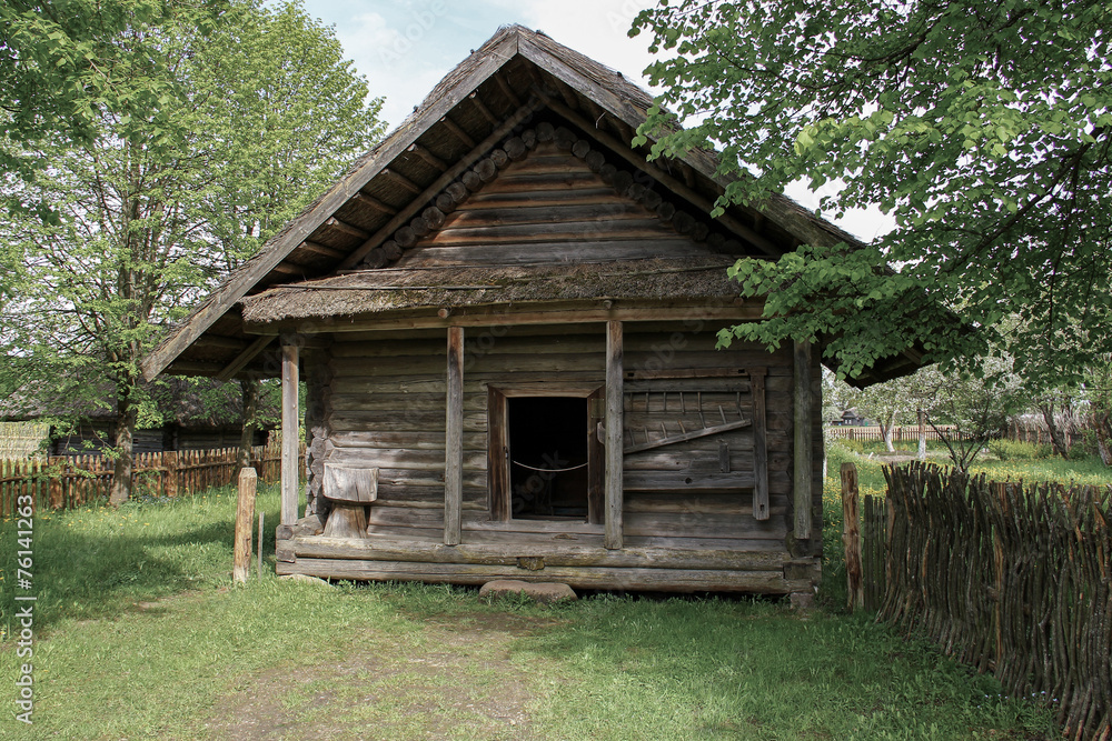 Lithuanian rural old building
