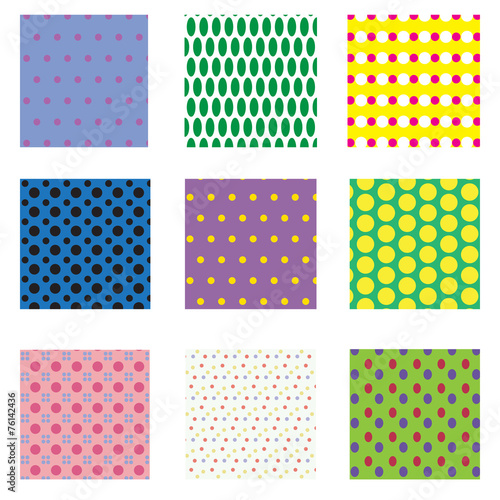 seamless dots patterns