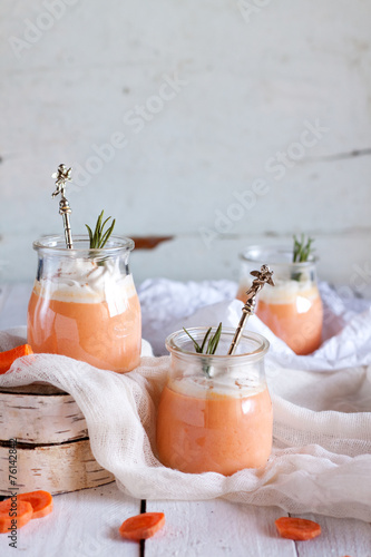 Caroot panna cotta
