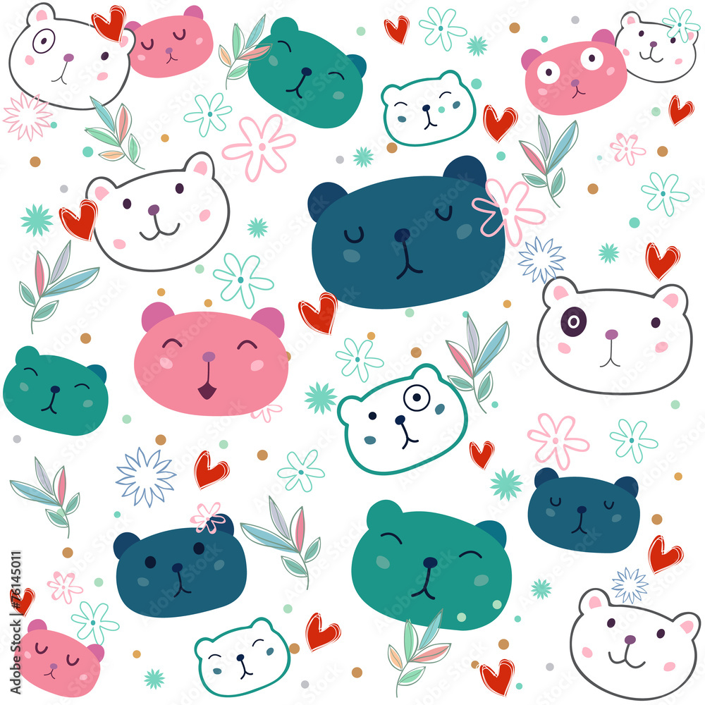 Bear pattern Bear pattern