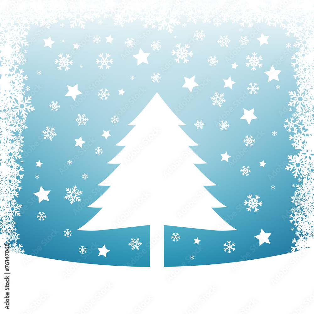 Winter snow background