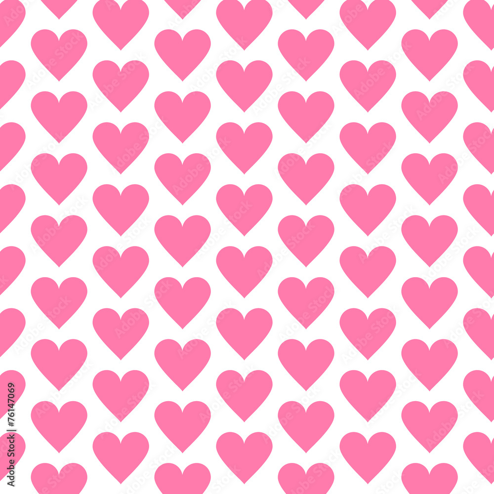 Heart seamless pattern polka dot