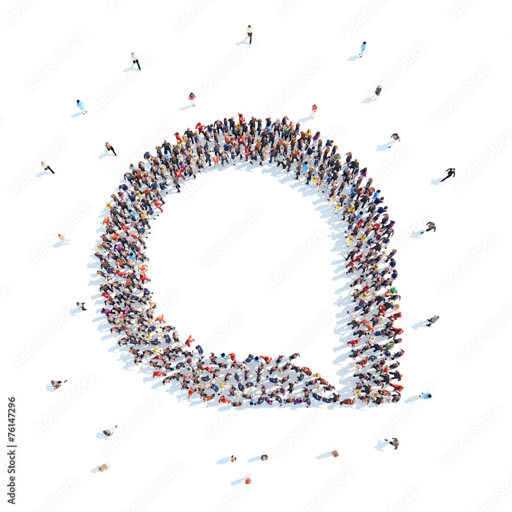 People in the form of an abstract symbol business. People in the form of an abstract symbol business.