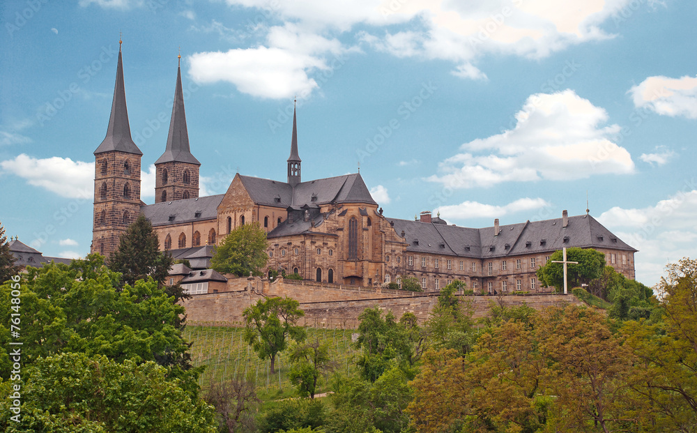 Kloster Michelsberg oberhalb von Bamberg in Franken