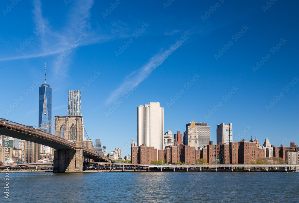 Naklejka premium Most Brookliński