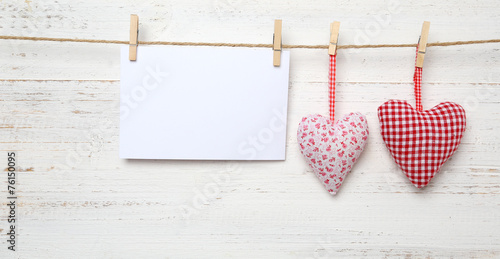 2 Herzen zum Valentinstag