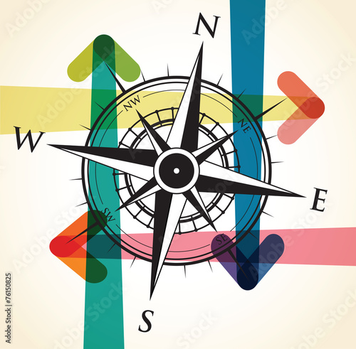 compass and arrow background