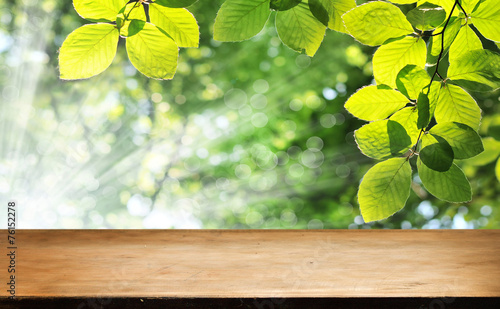 empty table