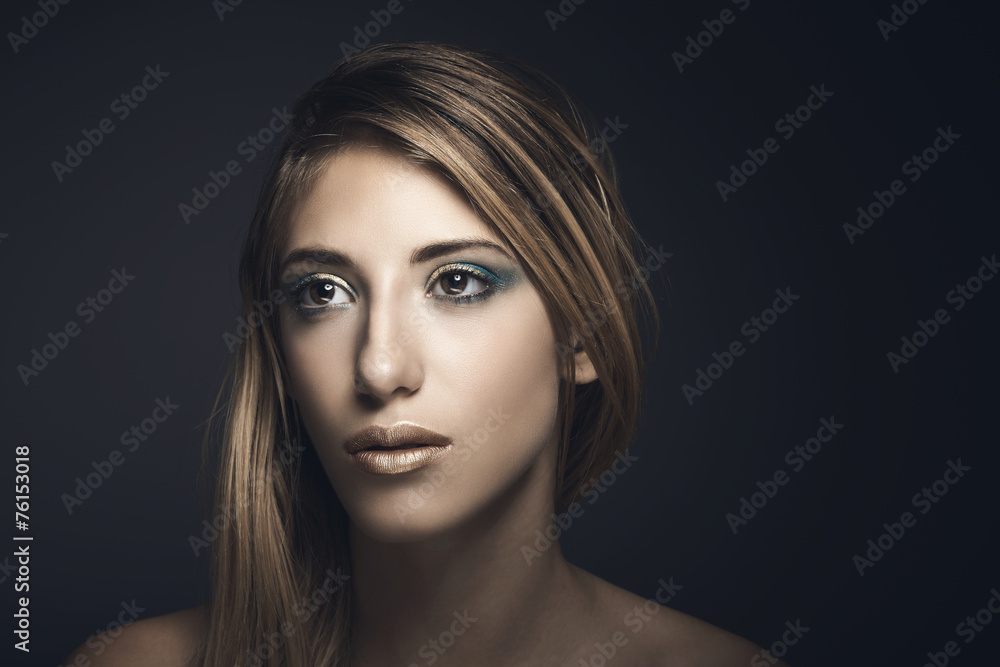 Fototapeta premium Beauty portrait of young sexy woman