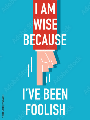 Words I AM WISE
