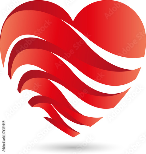 Logo, Herz, Herzchen, heart, Wellen