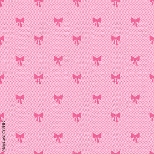 Cuadro en lienzo Vintage lace background, small bows