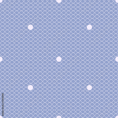 blue dotted lacy seamless pattern