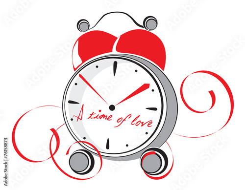 A time of love. Vector illustration