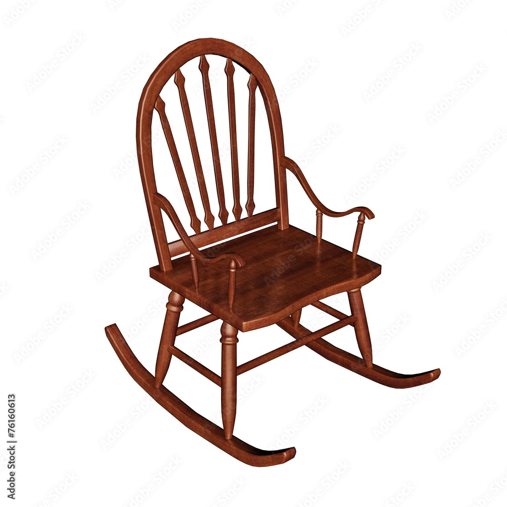 Rocking chair - 3D render Rocking chair - 3D render