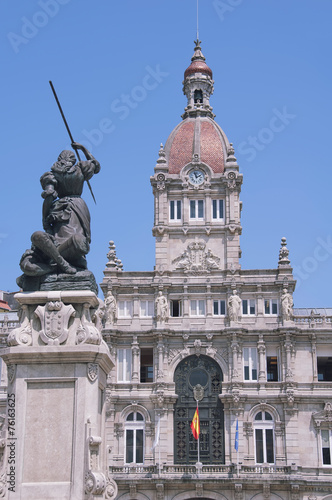 City Hall of A Coruna, Galicia