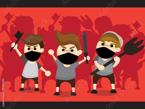 mob cartoon design