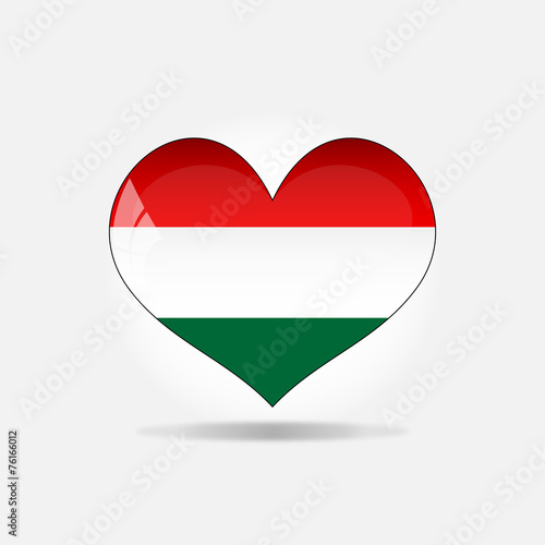 Hungary heart flag vector illustration Free Download Hungary heart flag vector illustration - GFXLoad