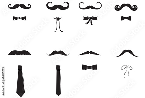 Moustaches and Ties