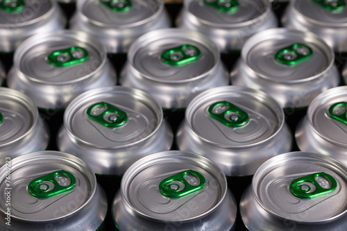 Pattern from much of drinking cans