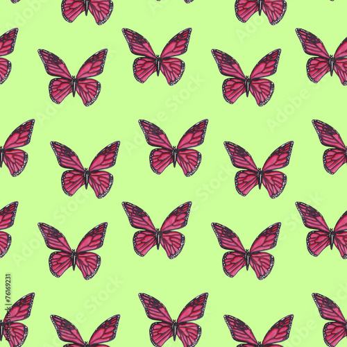 watercolor butterfly pattern