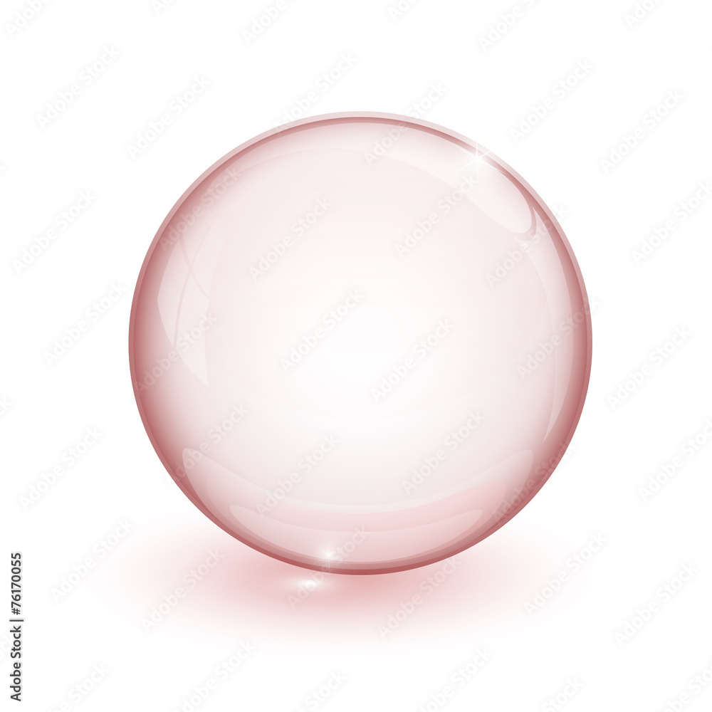 Red bubble 3d Red bubble 3d