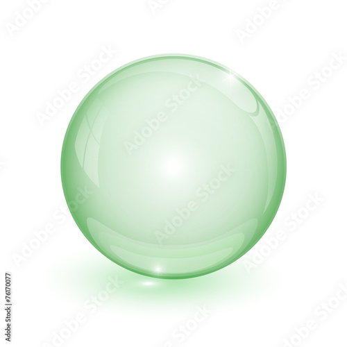 Green bubble 3d