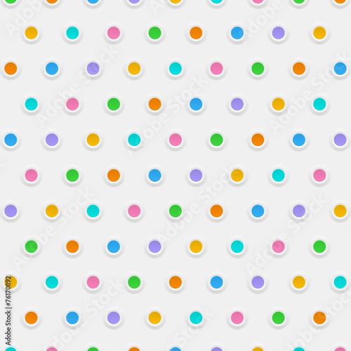 Vector Background #Colorful Polka Dots