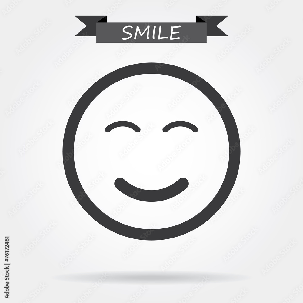 Obraz premium Smile icon