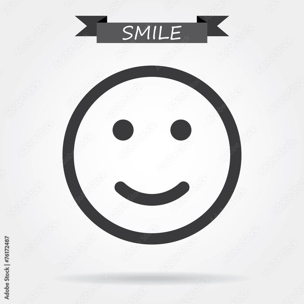 Fototapeta premium Smile icon