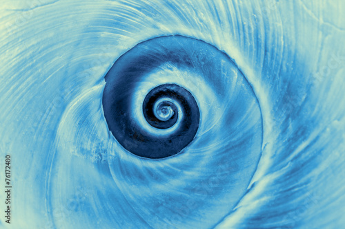 Blue spiral