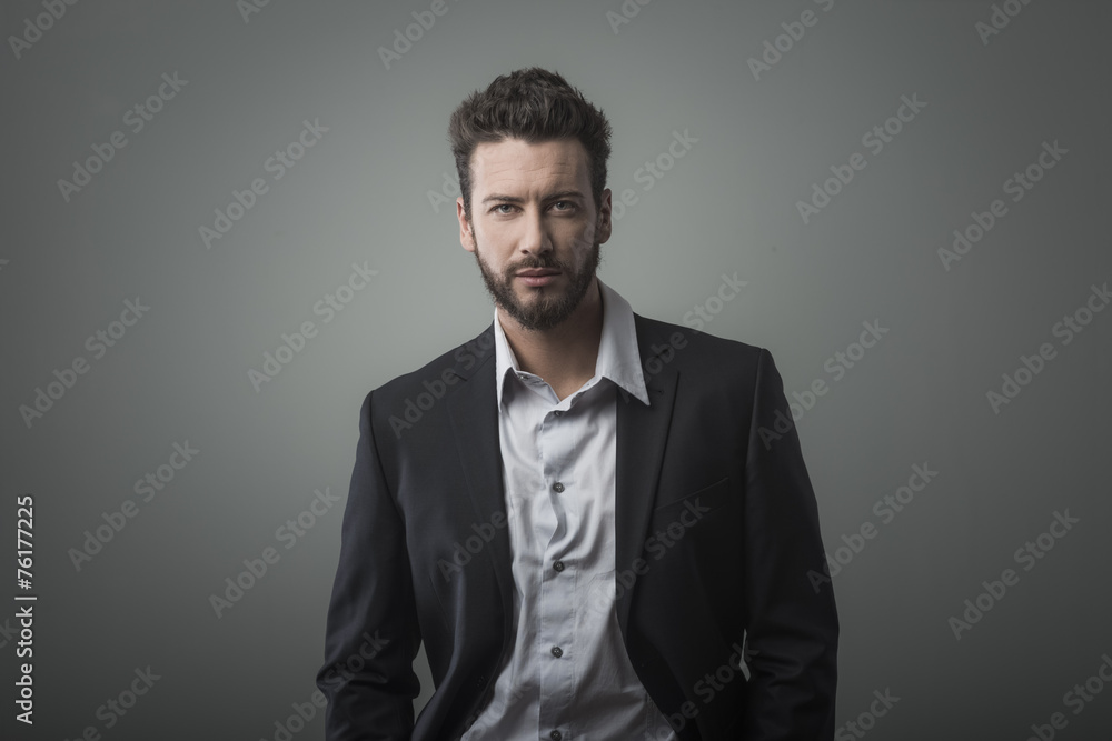 Attractive young businessman Attractive young businessman