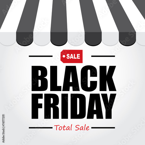 Background text Black Friday. Sale Poster design Typography