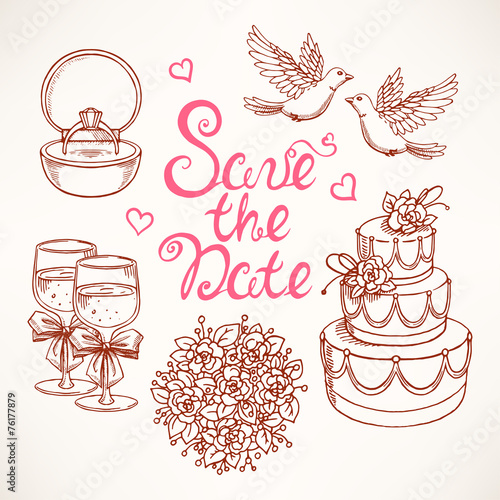 cute set for a wedding - 2