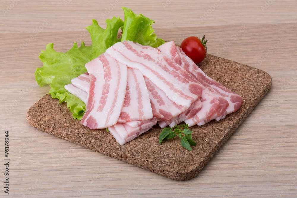 Sliced bacon Sliced bacon