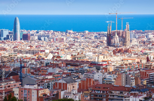 beautiful view of Barcelona