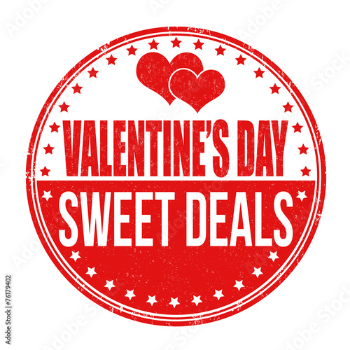 Valentines Day sweet deals stamp