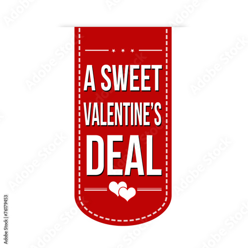 A sweet Valentines deal banner