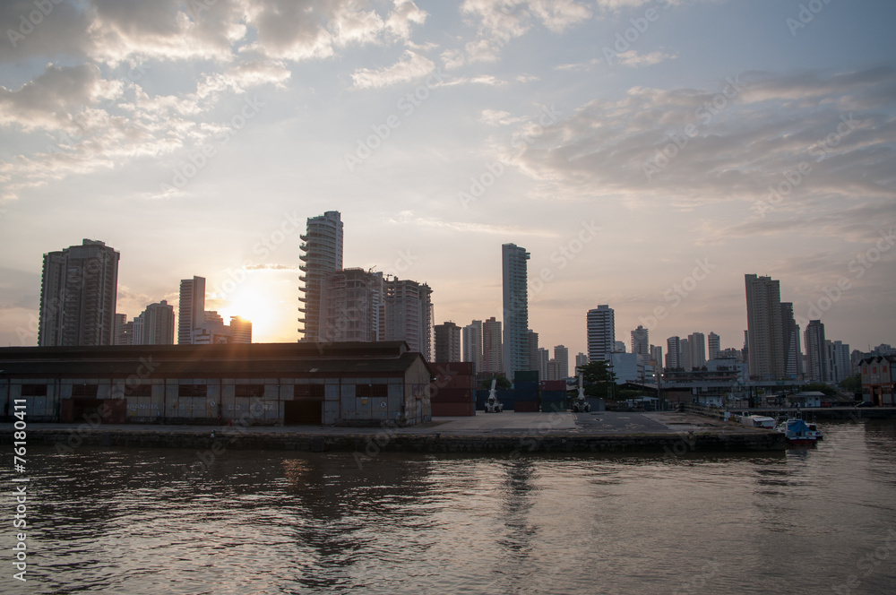 Skyline of Belem - Port