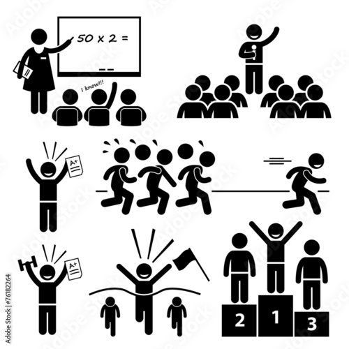 Top Student at School Best Outstanding Special Kid Pictogram