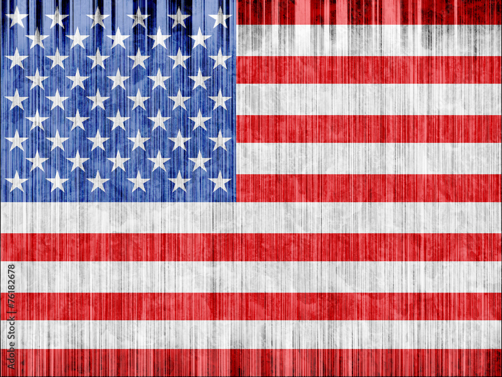 Naklejka premium US national flag paper texture