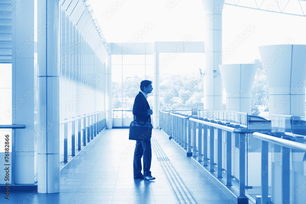 Fototapeta premium Indian businessman at airport