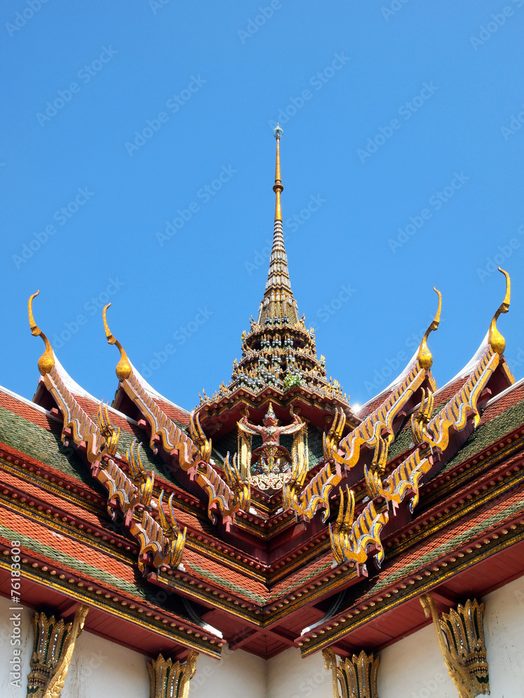 Fototapeta premium Roof gable in Thai style