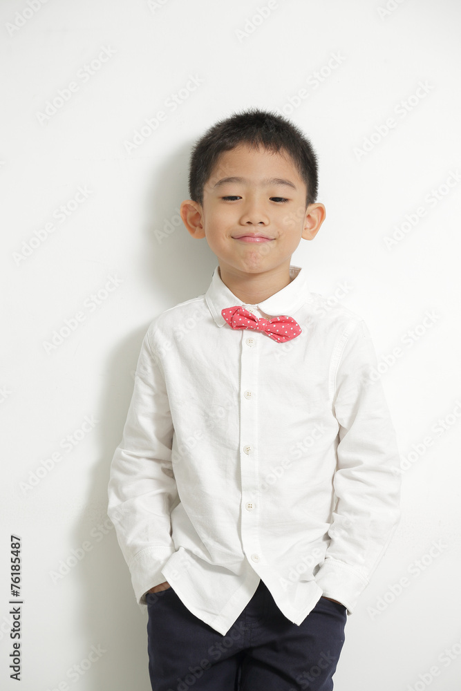 Little boy posing and enjoy in studio Little boy posing and enjoy in studio