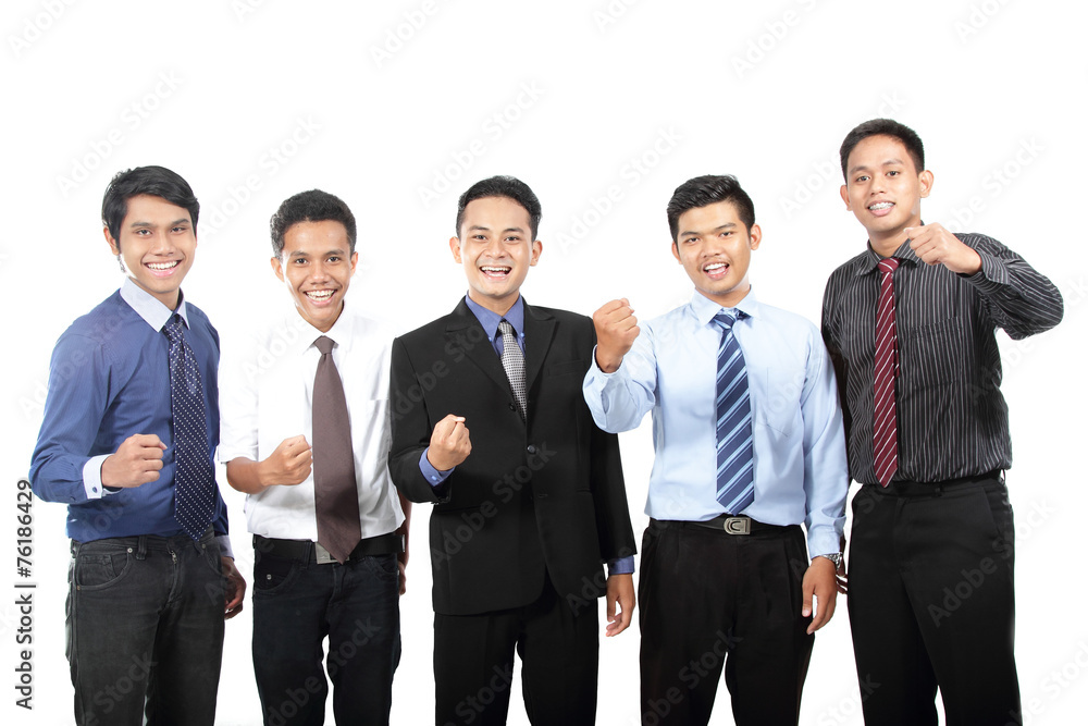 group of success business people. Isolated on white group of success business people. Isolated on white