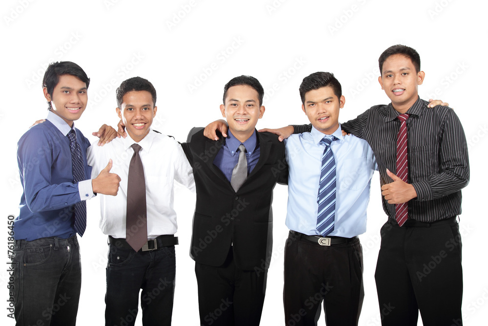 group of success business people. Isolated on white group of success business people. Isolated on white