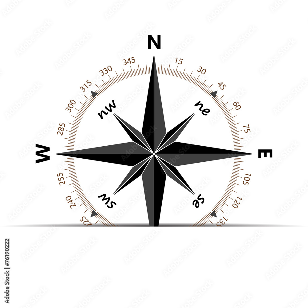 Compass hiding in his pocket on white background Compass hiding in his pocket on white background