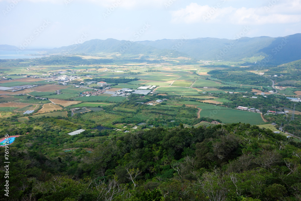 沖縄県　石垣島　南の島の展望台からの眺め