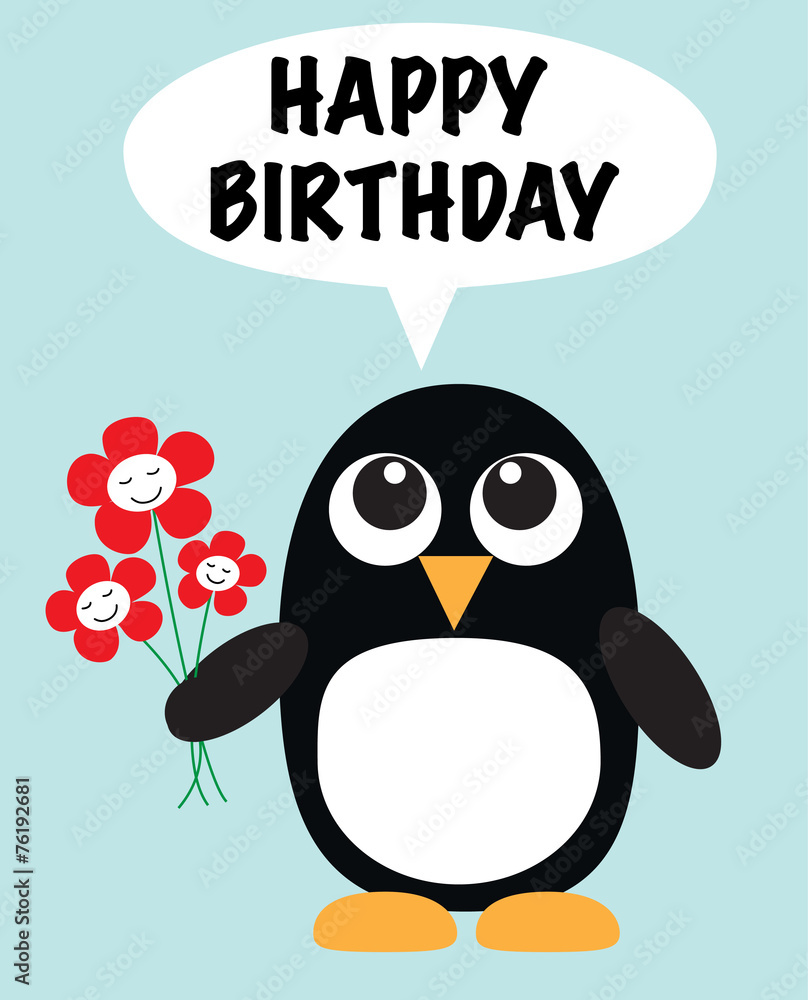 Naklejka premium happy birthday