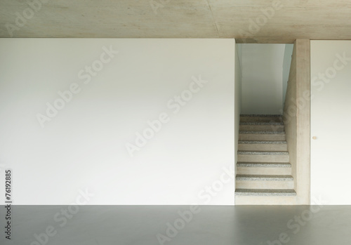 Interior, granite staircase